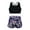 Navy Blue-A, variant on YEAHDOR Tankini Beachwear Polyester Swimsuit Set (Little Girl's)
