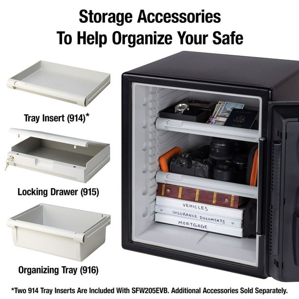SentrySafe SFW205EVB XX-Large Digital Fire/Water Safe, 2.0