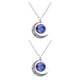thumbnail image 1 of Jumpingount Collar con colgantes en forma de luna para mujer, cuello de aleación, decoración de moda, collares portátiles, cadena para esposa, Q3 2Conjunto, 1 of 6