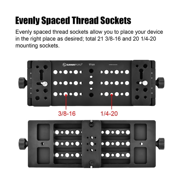 SUNWAYFOTO TT-01 Tripod Tactical Table, Tac-Table, Multi-Purpose