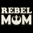 thumbnail image 2 of Junior's Star Wars Rebel Mom Sweatshirt Black X Large, 2 of 4