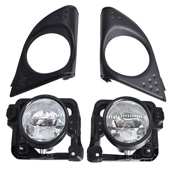 2Pcs Clear Lens Fog Light Assembly Left and Right Side Replacement for 2009-2010 Acura TSX