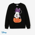 thumbnail image 5 of Disney Womens Halloween Sweatshirts Minnie Mouse Graphic Pumpkin Family Matching Outfits Crewneck Sweatshirts, 5 of 8