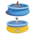 thumbnail image 1 of JLeisure Piscine Gonflable Extérieure & Loutre (Lot de 2), 1 of 12