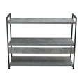 thumbnail image 5 of Household Essentials 3-Tier Wide Storage Shelf, Faux Gray Slate, 5 of 6