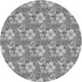 thumbnail image 1 of Ahgly Company Indoor Round Patterned Gray Cloud Gray Area Rugs, 5' Round, 1 of 6