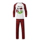 thumbnail image 2 of Conjuntos de pijamas navideños familiares a juego Grinch 2024, pijama de Grinch con parte superior y pantalones de pijama a cuadros, pijama de Grinch para niños y adultos para la familia, Hombres XXL, 2 of 4