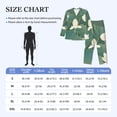 thumbnail image 4 of Lsque Lotus Golden Line Pattern Long Sleeve Pajama Set for Men - Soft 2-Piece Sleepwear and Loungewear Set with Pockets, Comfy Nightwear-X-Large, 4 of 7