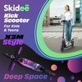 thumbnail image 4 of Skidee Scooter for Kids, Teens, Adults, 4 Adjustment Levels, Handlebar Up to 41 Inches, Purple, 4 of 7