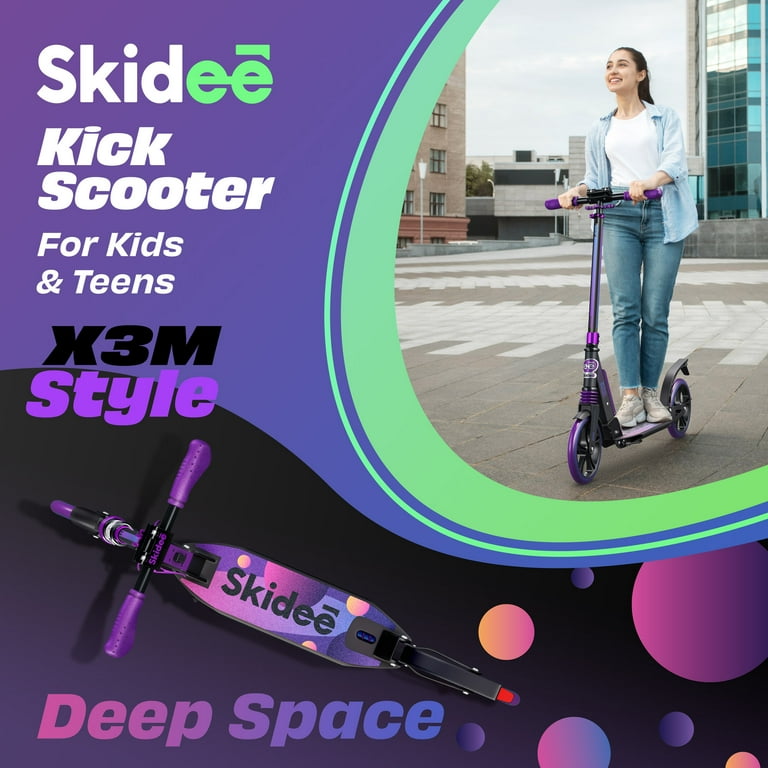 Skidee Scooter for Kids, Teens, Adults, 4 Adjustment Levels
