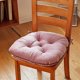 thumbnail image 1 of Chair Cushions Set Of 2,Velvet Chair Pad Seat Cushion With Ties,Soft Thicken Seat Pads Cushion For Dining Chairs -Pink 42x40cm, 1 of 4