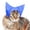 Blue, variant on Harikaji Cat Shower Caps,Adjustable Pet Shower Caps Bath Hat,Waterproof Small Dog Cat Ear Protection for Washing Bathing Swimming Blue