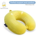 thumbnail image 4 of Memory Foam Travel Pillow, Comfortable Travel Neck Pillow U Shape, Support Neck and Head to Relieve Fatigue, 4 of 7