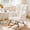 White-Standard, variant on CloudRest Pro Nursery Rocking Chair, Cozy Accent Chair for Nursery/Bedroom/Living Room, White