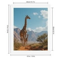 thumbnail image 2 of Paint By Numbers Kit for Adults Beginner - Giraffe Family Mountain Landscape DIY Canvas Painting Kits for Adults, Frameless Paint By Number for Adults for Home Wall Decor 16x20 Inch, 2 of 7