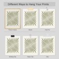 thumbnail image 4 of PixonSign Adhesive Canvas Print Wall Art Set - Green Garden Flower Vase Matisse & Humanities Pattern - Set of 6 Abstract Geometric Minimalism Poster Cultural Art Wall Décor - 12"x16"x6, 4 of 5