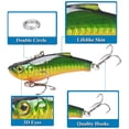 thumbnail image 5 of Winter Ice Fishing Lures Sinking Artificial Vibration Hard Baits Crankbait Treble Hooks Tackle for Saltwater Freshwater, 5 of 14