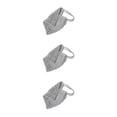 thumbnail image 2 of kurtrusly Fashionable And Functional Straw Beach Bag For Any Occasion Space-saving Blended Straw Handbag LightGray 3Set, 2 of 6
