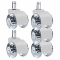 thumbnail image 1 of Roulettes de Chaise de Bureau Robustes Ensemble de 5 Roues pour Protéger le Sol Blanc B, 1 of 9