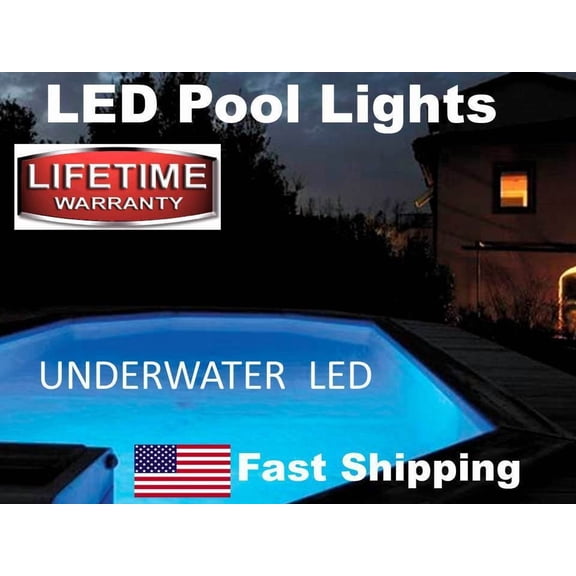 Swimming Pool Supplies - UNDERWATER Submersible Accent LED lights with remote