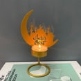 thumbnail image 1 of Fiudx Ofertas de la semana Lámpara colgante decorativa con forma de estrella y candelabro de hierro para el festival del Ramadán, 1 of 3