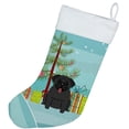 thumbnail image 2 of Carolines Treasures BB4131CS Merry Christmas Tree Pug Black Christmas Stocking, 2 of 2