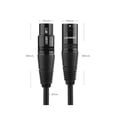 thumbnail image 2 of Cable Para Micrófono Conector Xlr Tipo Canon M-h 5mts. Ugreen, 2 of 5