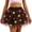 A-Brown755, variant on XIAONU Light-Up Blue Tulle Tutu Skirt For Women Flared Layered Mini Skirt Vibrant Playful Festival Skirts