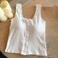 thumbnail image 5 of Pounoo Women's Tank Tops Sleeveless Button Front Contrast Trim Solid Casual Tops Summer Street Style Lightweight Breathable Shirts Gift, 5 of 6