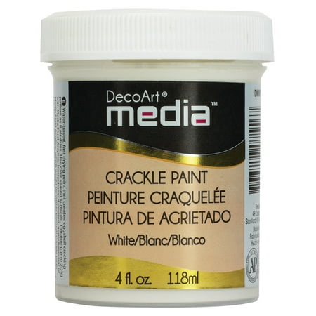 UPC: 0766218075567 | DecoArt Media Crackle Paint 4 oz. White