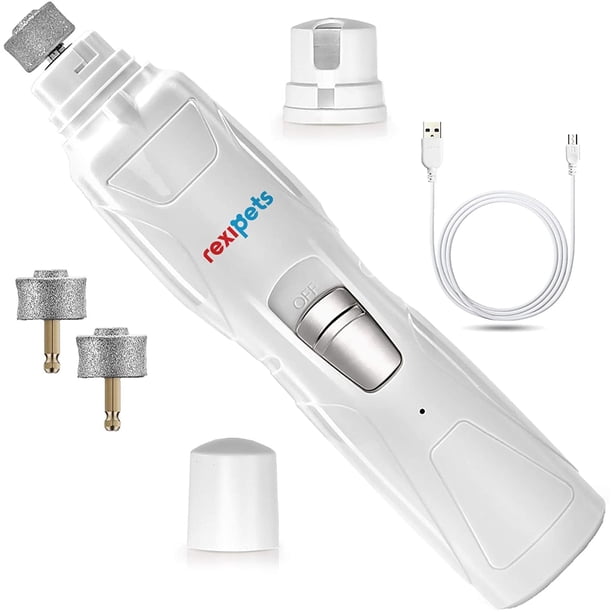 Molinillo de uñas para perros Clipper Rexipets LED recargable eléctrico