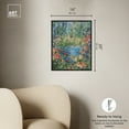 thumbnail image 5 of Serene Escape Impressionism Wall Art /Monet And Van Gogh Inspired Art Canvas Wall Art by Art Remedy, Black Floater Frame, 17" x 21", 5 of 7