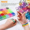 EEEkit 2069pcs Loom Bands Kit 28 Colors Rubber Bands Bracelets Making