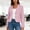 Pink, variant on Women's Work Office Blazer Stretch Lapel Collar Long Sleeve Jacket Suit Slim Fit Work Office Jacket with Pockets Solid Dressy Suit Blazer
