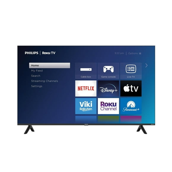 Philips 50" 4K UHD LED Roku Smart TV 50PUL6673/F6 C, 4K Ultra HD, 2160p, HDR10, 120PMR