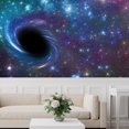 thumbnail image 3 of Idea4wall 5pcs Wormhole In Space Stick Wallpaper Removable Wall Murals Large Wall Stickers for Home Decoration, 72"x120", 3 of 5