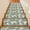 Green, variant on Beige Palm Leaves Stair Treads Non Slip for Steps Summer Botanical Tropical Plant Rustic 4 Pcs Reusable Adhesive Stair Runner Mats for Dogs Elders Carpet Treads Rugs for Staircase 8x30 In