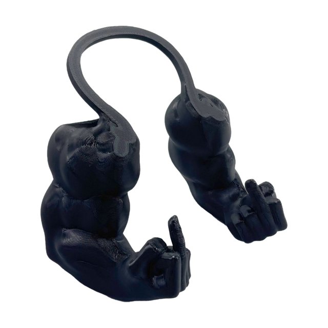 CJiaWei Bras de Muscle pour Chat Accessoires de Costume d'Halloween pour Chat Imprimé 3D Sangle de Cou et Bras Muscles Adaptés pour Jeu de Rôle pour Animaux Accessoires de Costume d'Halloween Design Léger Réglable Noir