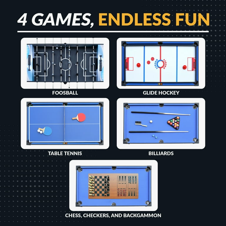 Free Shipping! Hathaway Matrix 7-in-1 Multi-Game Table with