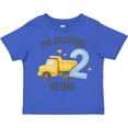 thumbnail image 3 of Inktastic I'm Digging Being 2 Birthday Truck Boys or Girls Toddler T-Shirt, 3 of 5