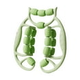 thumbnail image 1 of ador de piernas Roller muslo Roller Ejercicio de 18 puntos Herramienta de de ternero para deportes de gimnasia Familia y hombre de Verde, 1 of 8