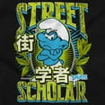 thumbnail image 2 of The Smurfs Kanji Street Scholar Men Big & Tall Graphic Tee Brisco Brands 2X, 2 of 5