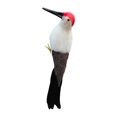thumbnail image 4 of Escultura de pájaro carpintero hecha a mano, arte de aves hecho a mano, película de arte al aire libre, adorno, decoración para jardín de casa al aire Estilo B, 4 of 8