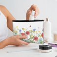 thumbnail image 7 of Cauagu Wild Herbs for Tyvek Makeup Bag,Reusable Travel Cosmetic Bag Women Organizer Toiletry Bag Birthday,Gifts for Women Girlfriend Mom Teacher 6.5’’*8.9’’, 7 of 7
