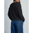 thumbnail image 5 of Olaglory Cropped Cardigan Sweaters for Women Long Sleeve Lightweight Y2k Fall Fashion Button Up Clothes 2026, Black, 5 of 10