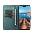 thumbnail image 2 of Nalacover Case for iPhone 11 - Card Holder PU Leather Flip Wallet Cover with Magnetic Clasp Stand Hand Strap, Soft TPU Inner Shockproof Anti-Scratches Case for iPhone 11, Darkgreen, 2 of 6