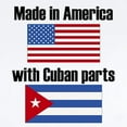 thumbnail image 2 of CafePress - Made In America With Cuban Parts Body Suit - Baby Light Bodysuit, Size Newborn - 24 Months, 2 of 4