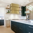 thumbnail image 7 of Akicon 36" Stainless Steel Range Hood, Modern Box Ducted Kitchen Hood with Powerful Vent Motor, Wall Mount, 36"W * 30"H*14"D, Brushed Gold, 7 of 7