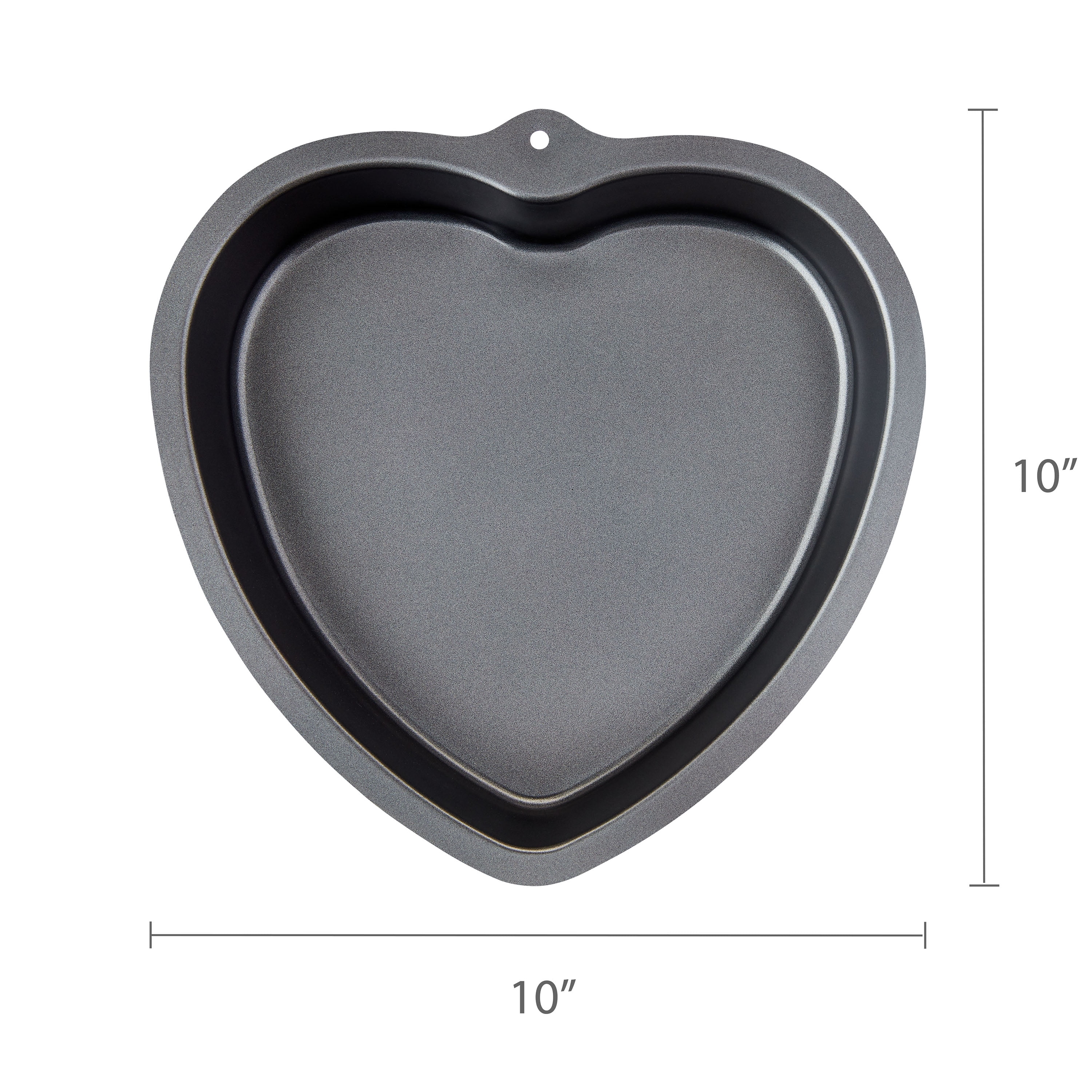 Way To Celebrate 10 in Heart-Shaped Carbon Steel Cake Pan, 1 Count