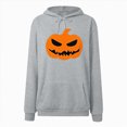 thumbnail image 6 of Towmus Women Cute Pattern Hoodie Girl Halloween Pumpkin Face Personalized Cartoon Sweatshirt Long Sleeve Harajuku Streetwear, 6 of 6